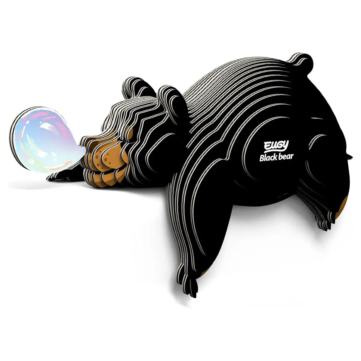 Eugy Black Bear 3D Cardboard Model Kit 1