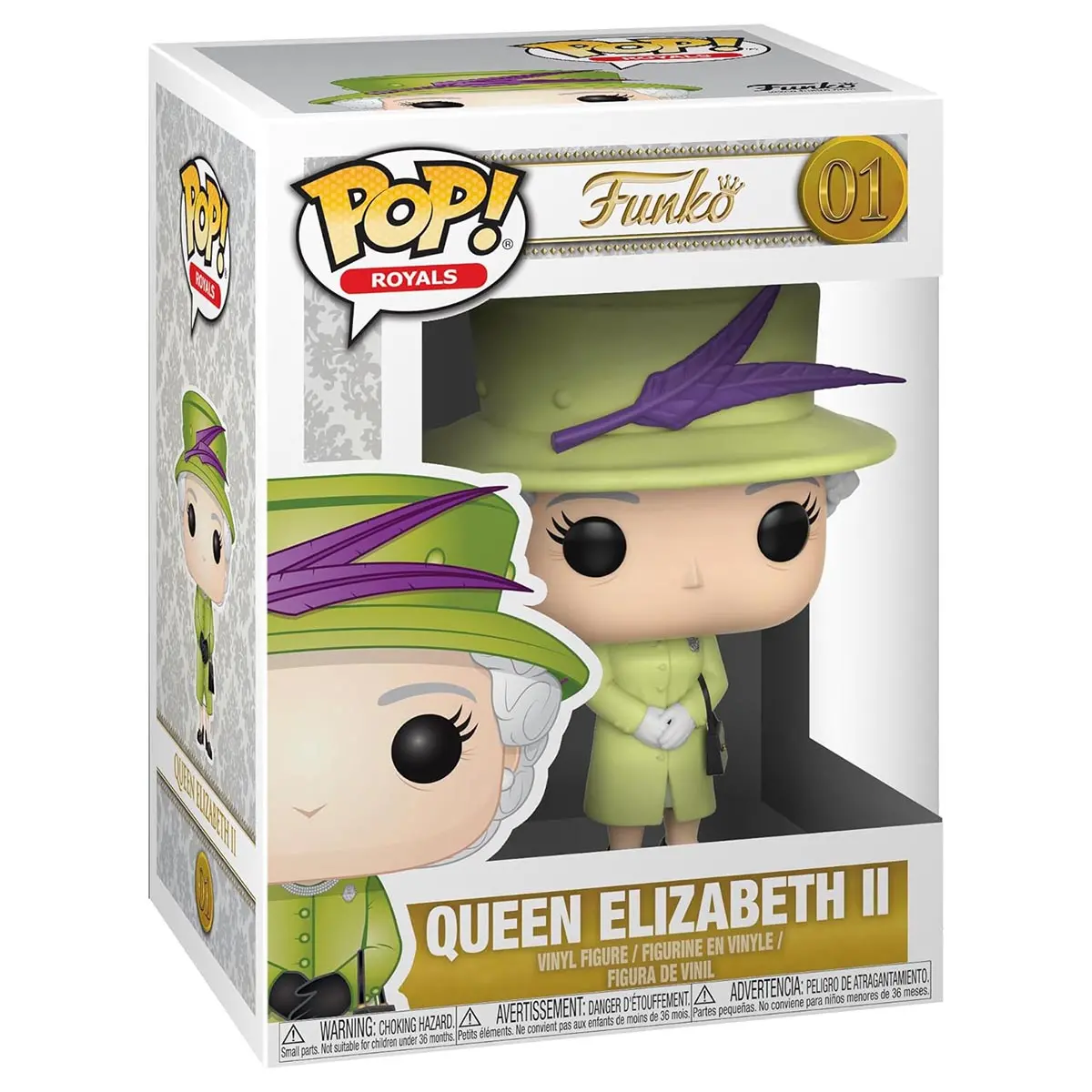 Funko Pop! Royals: Queen Elizabeth Ii Vinyl Figure #01 1