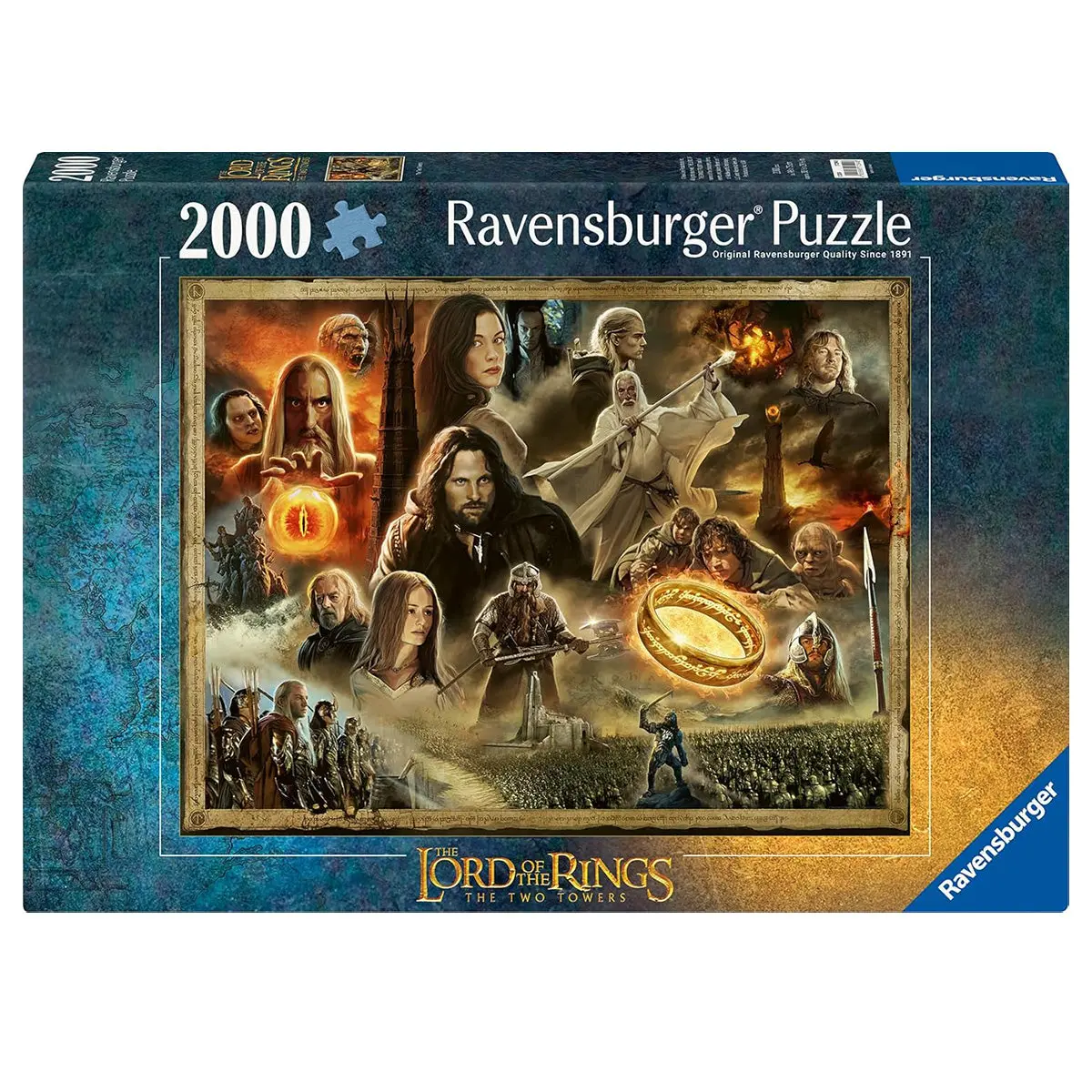 Ravensburger Lord Of The Rings: The Two Towers 2000 Piece Jigsaw Puzzle 1