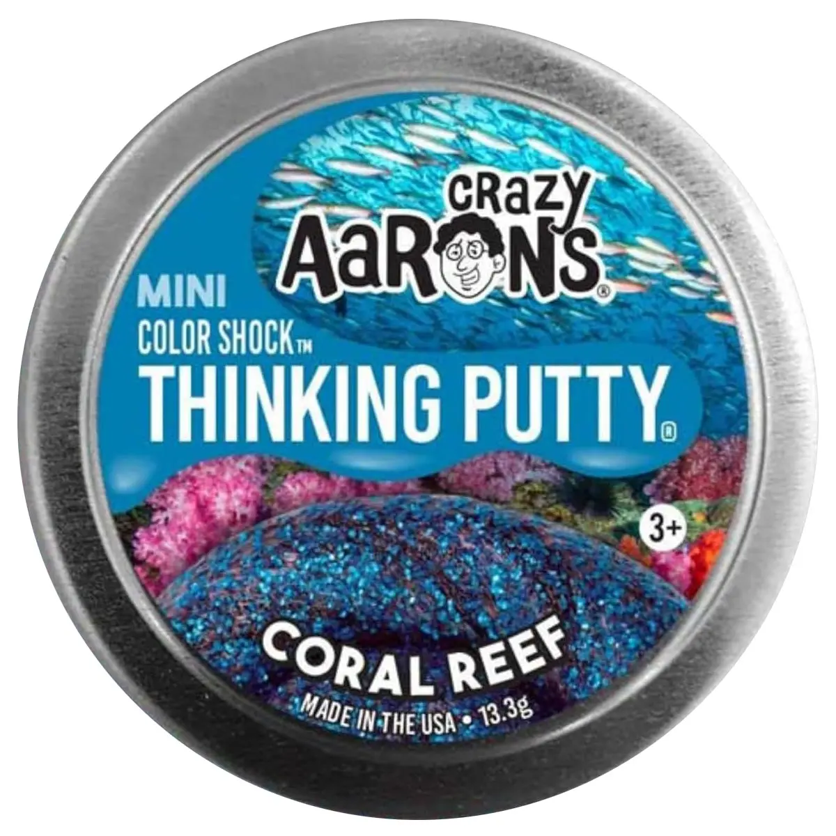 Crazy Aaron’S Coral Reef Mini Colour Shock Thinking Putty 13.3G 1