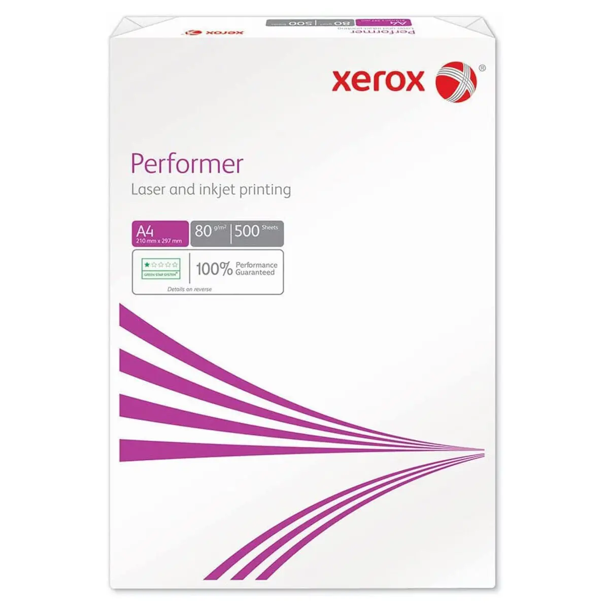 Xerox Performer Laser And Inkjet Printing A4 Paper 80Gsm 500 Sheets 1