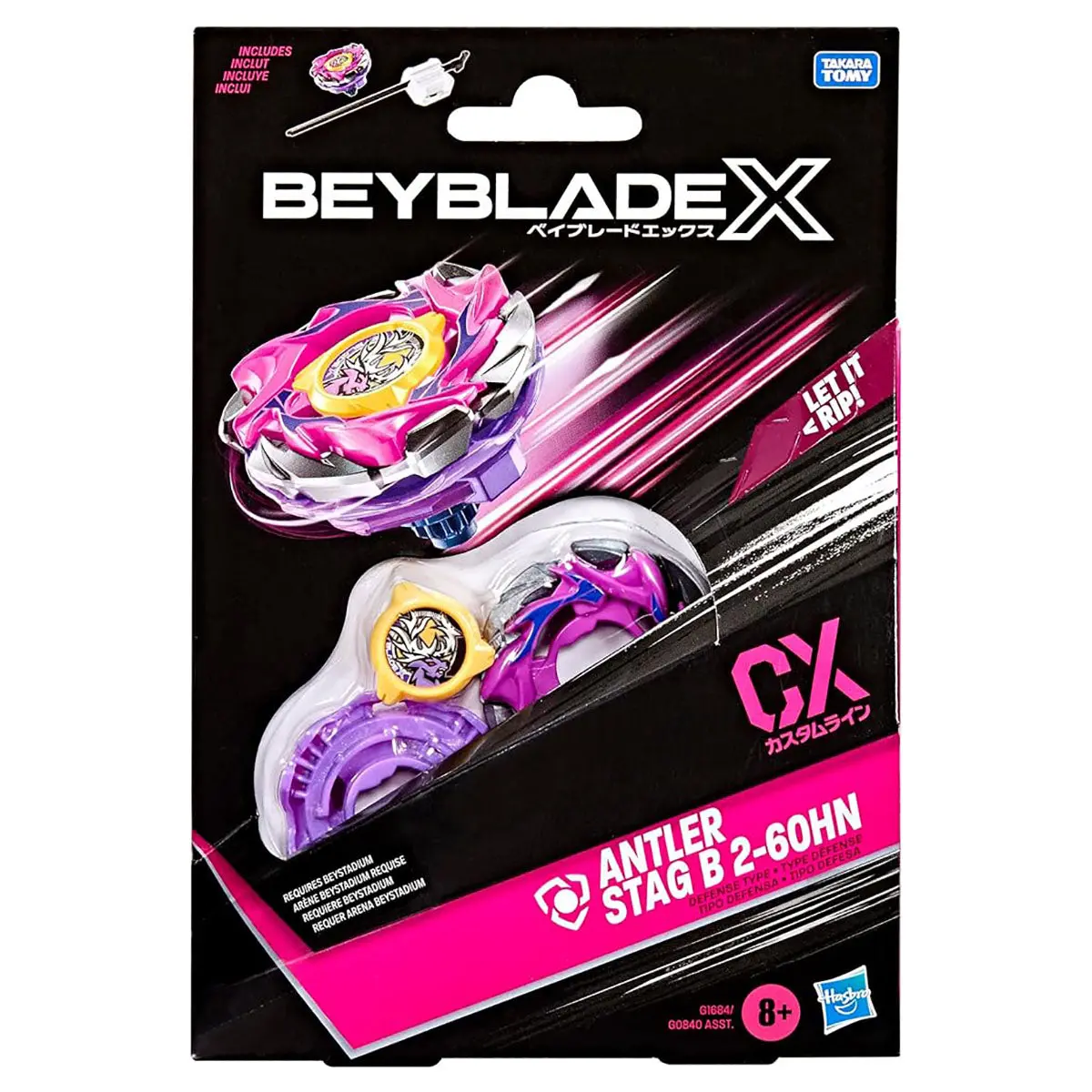 Beyblade X Antler Stag B 2-60Hn Cx Stamina Type Starter Pack 1