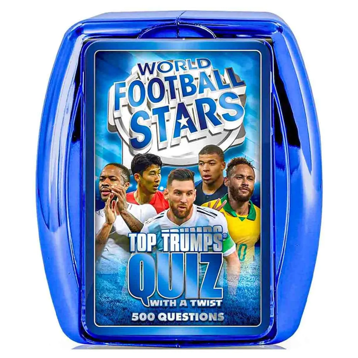 World Football Stars Blue Top Trumps Quiz Card Game 1