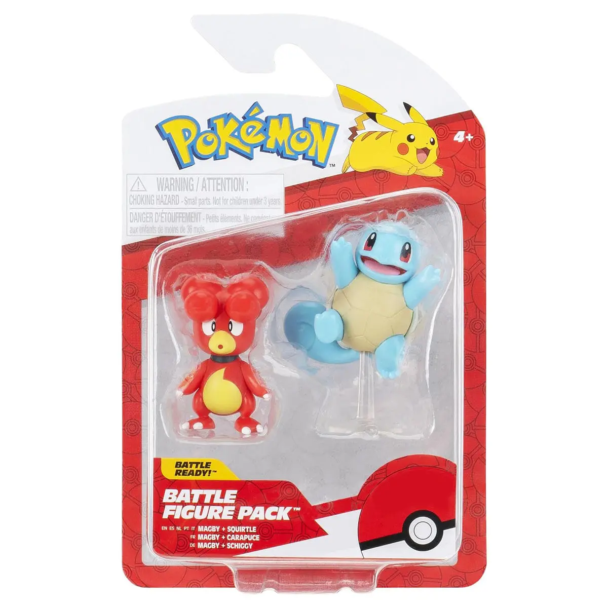 Pokémon Magby & Squirtle Battle Figure Pack 1