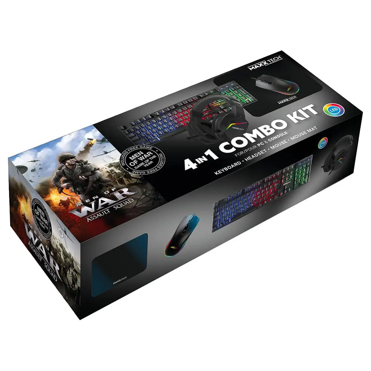 Maxx Tech 4 In 1 Combo Kit For Pc & Console 1