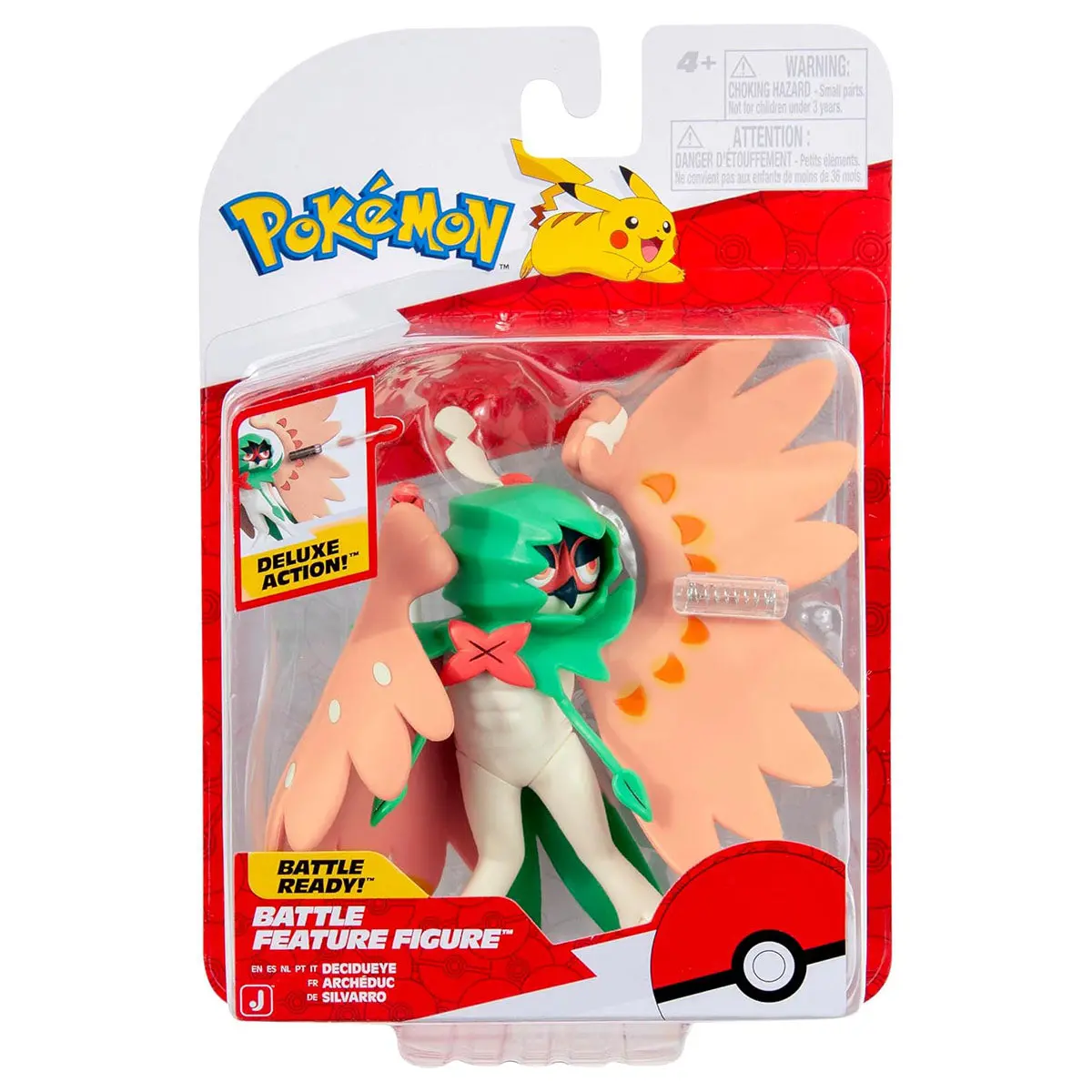 Pokémon Battle Feature Figure 4.5" Decidueye With Arrow Launcher 1