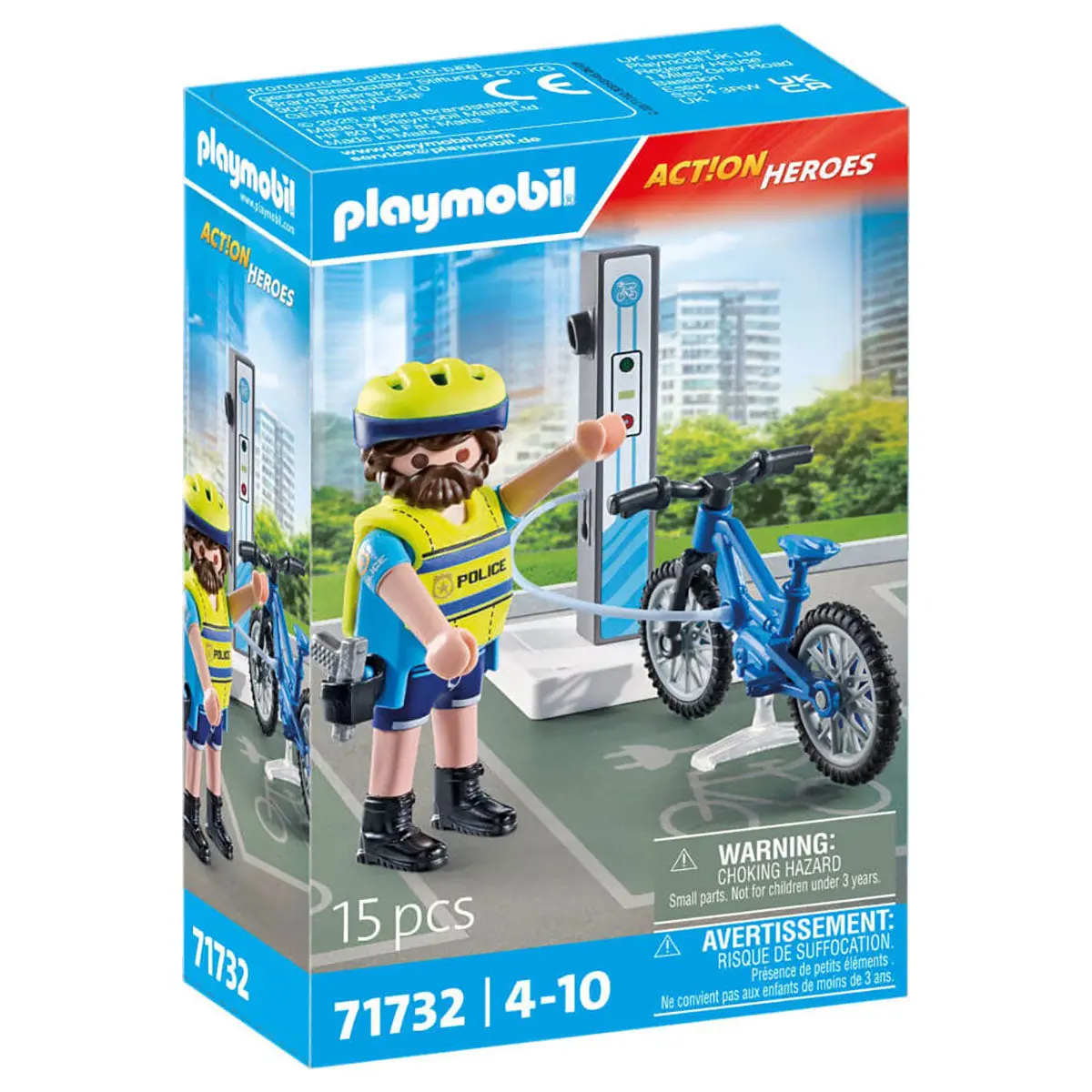 Playmobil Police Bike Patrol Figure 1