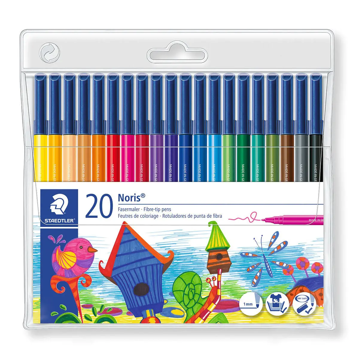 Staedtler Noris Fibre-Tip Pens Pack Of 20 1