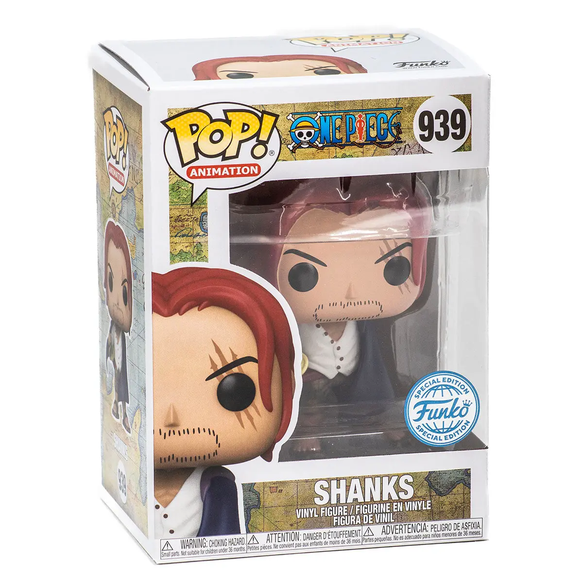 Funko Pop! Animation: One Piece - Shanks Vinyl Figure #939 1