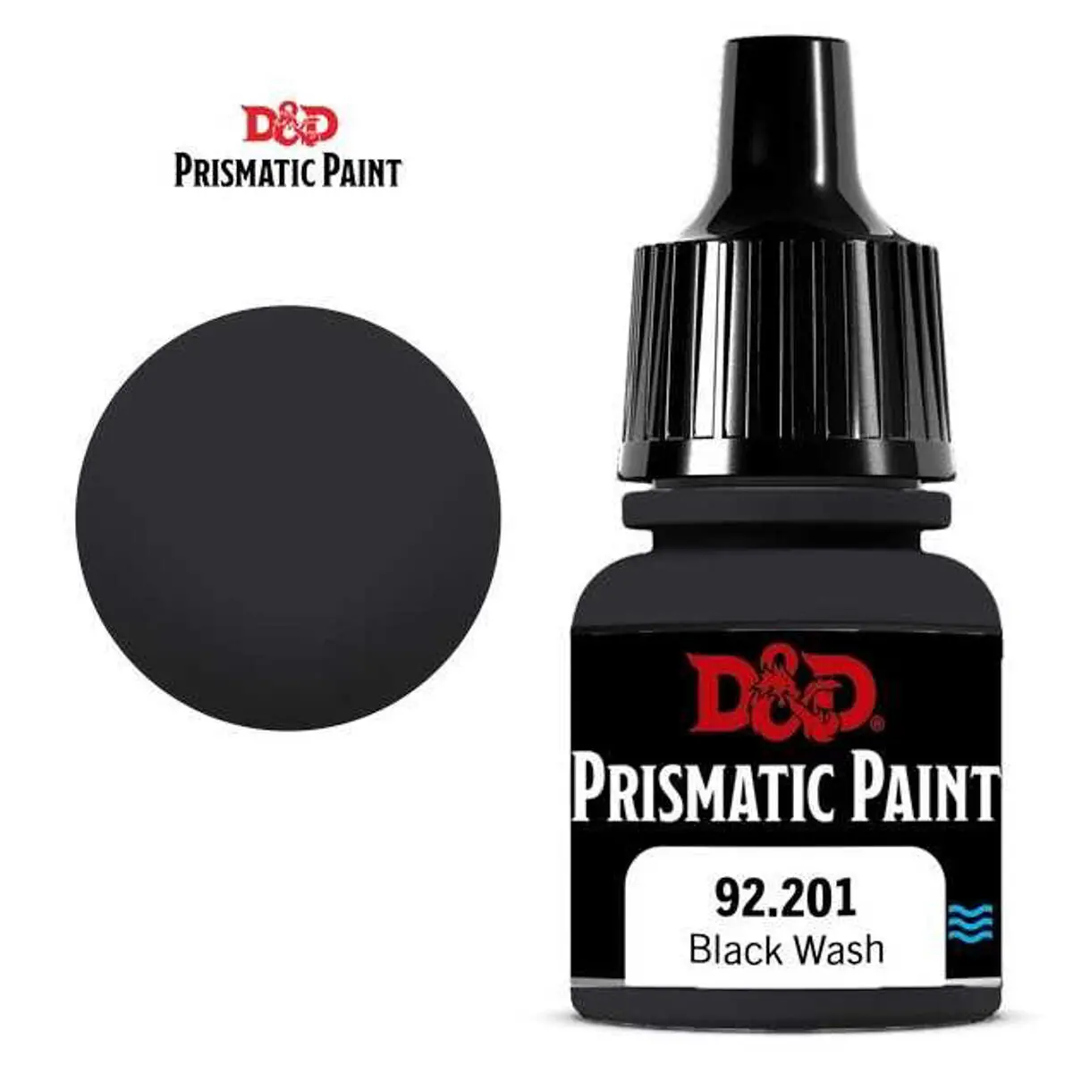 Wizkids D&D Prismatic Paint 92.201 Black Wash 8Ml 1