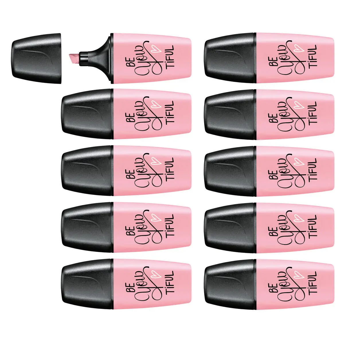 Stabilo Boss Mini Pastellove Pink Blush Highlighter Box Of 10 1