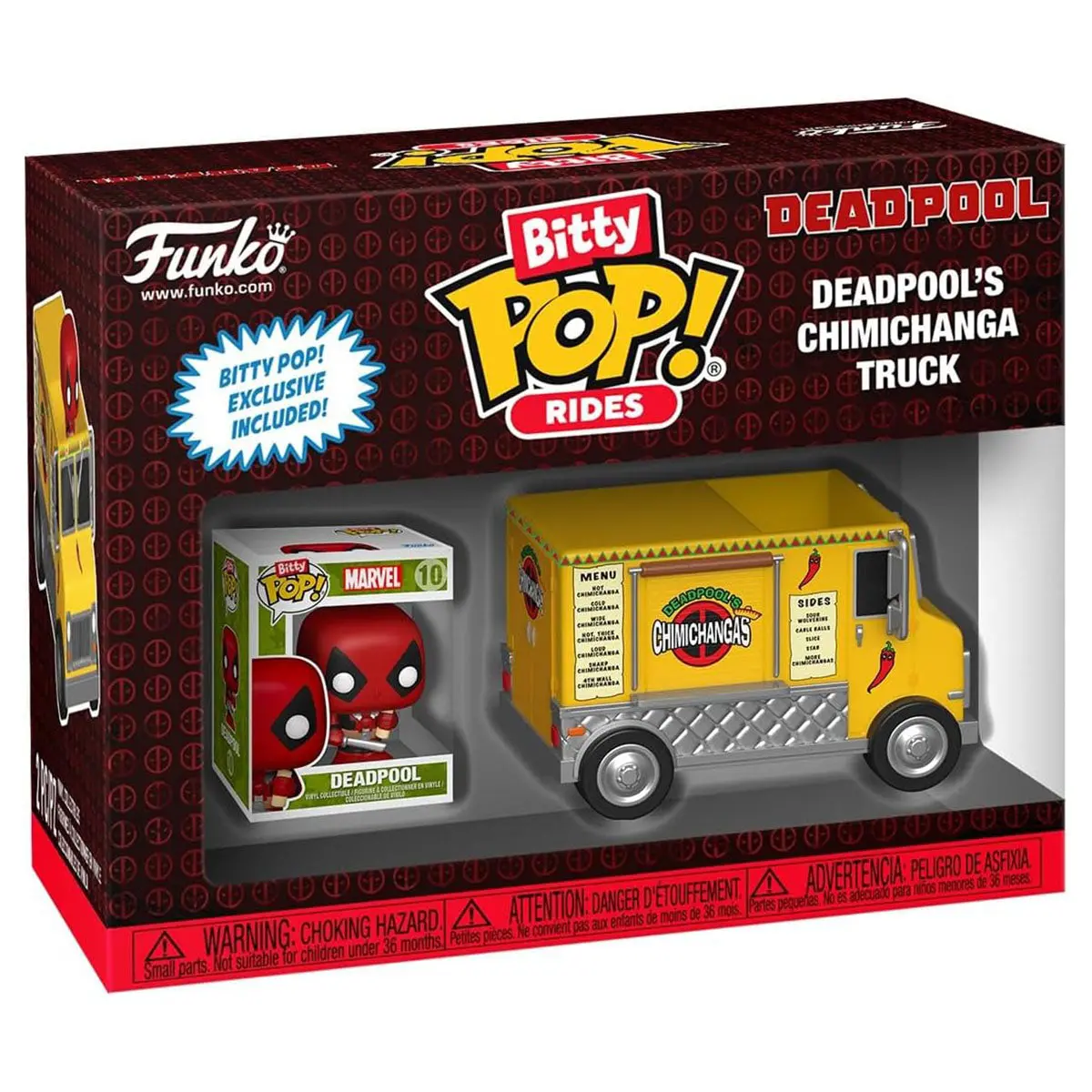 Funko Bitty Pop! Rides: Marvel Deadpool: Deadpool's Chimichanga Truck 1