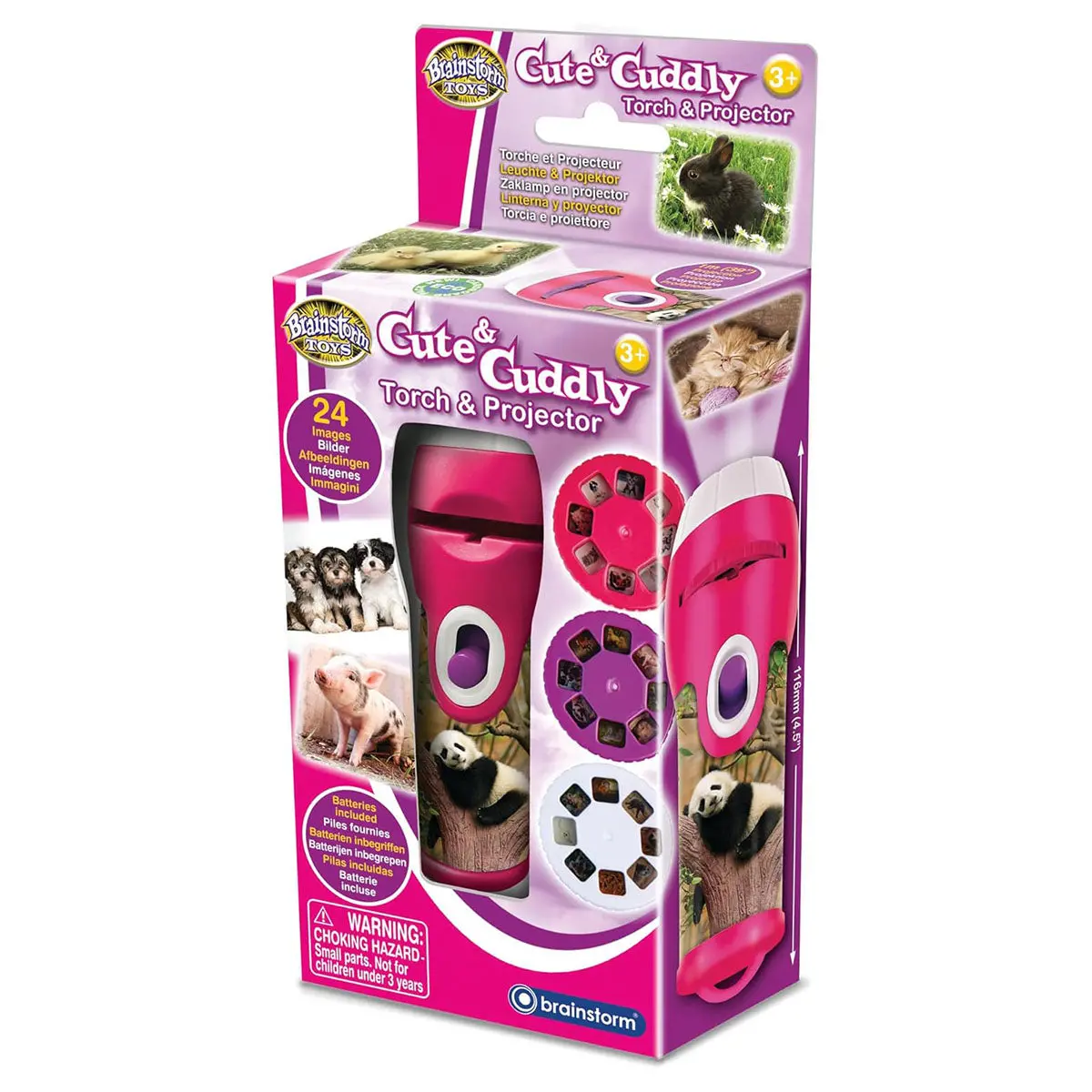 Brainstorm Cute & Cuddly Torch & Projector 1
