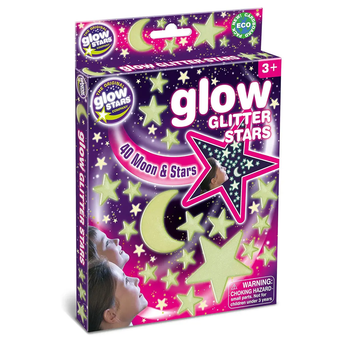 Glow Glitter Stars Set 1
