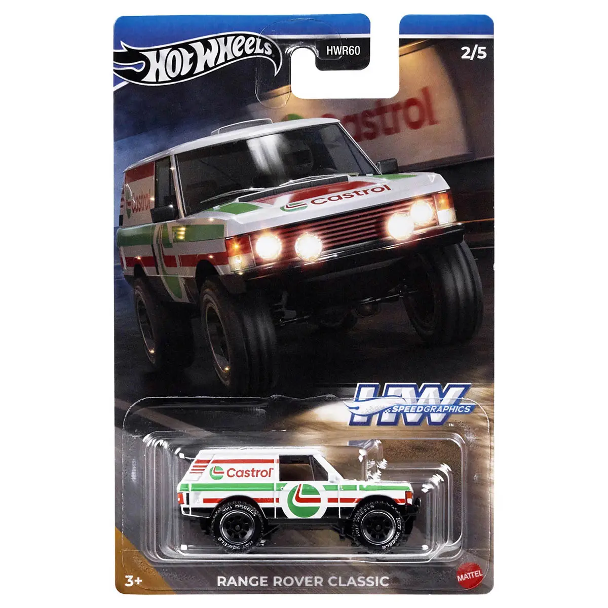 Hot Wheels Speed Graphics Range Rover Classic 'Castrol' Car (2/5) 1