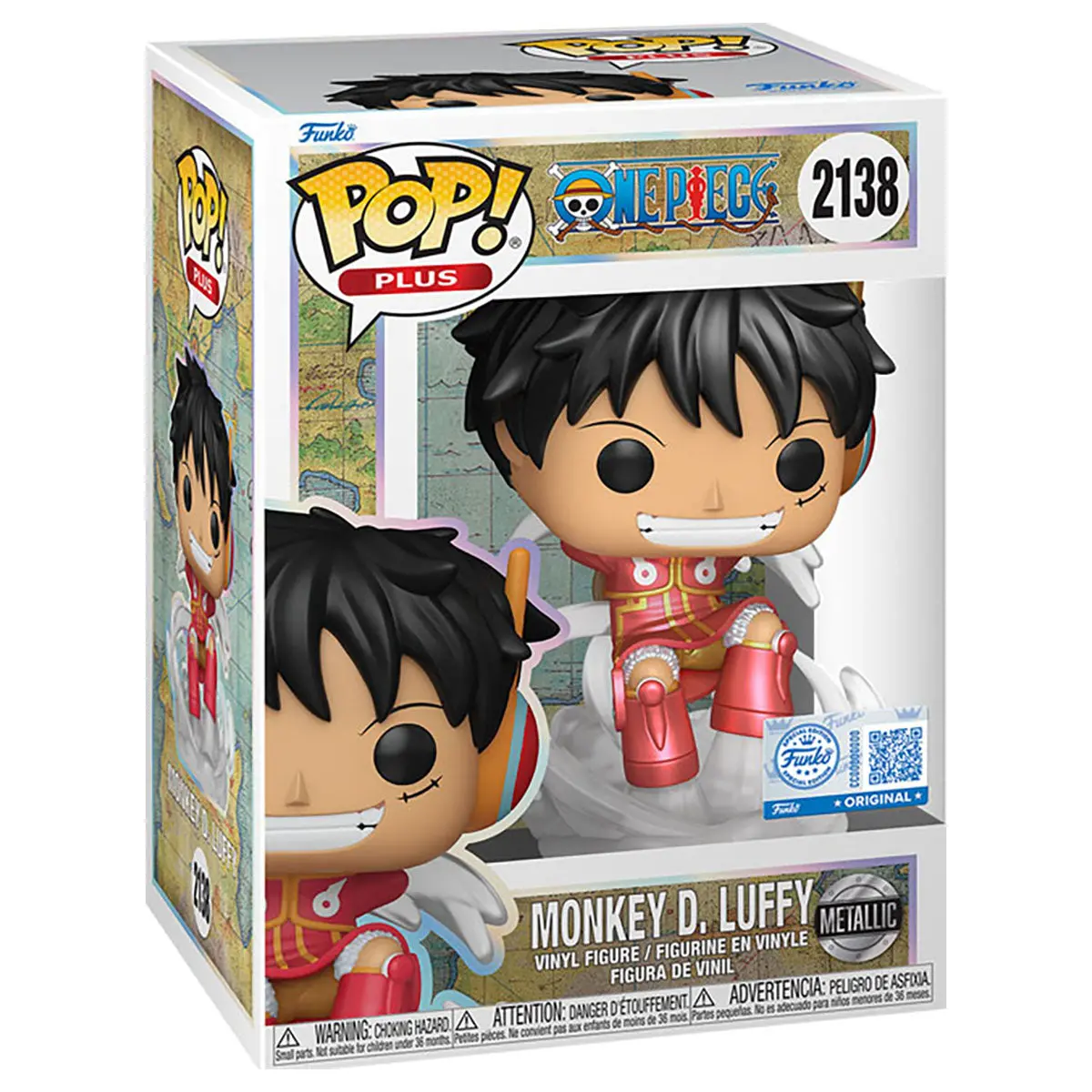 Pop! Plus Monkey D. Luffy (Egghead Arc) (Metallic) One Piece Exclusive 1