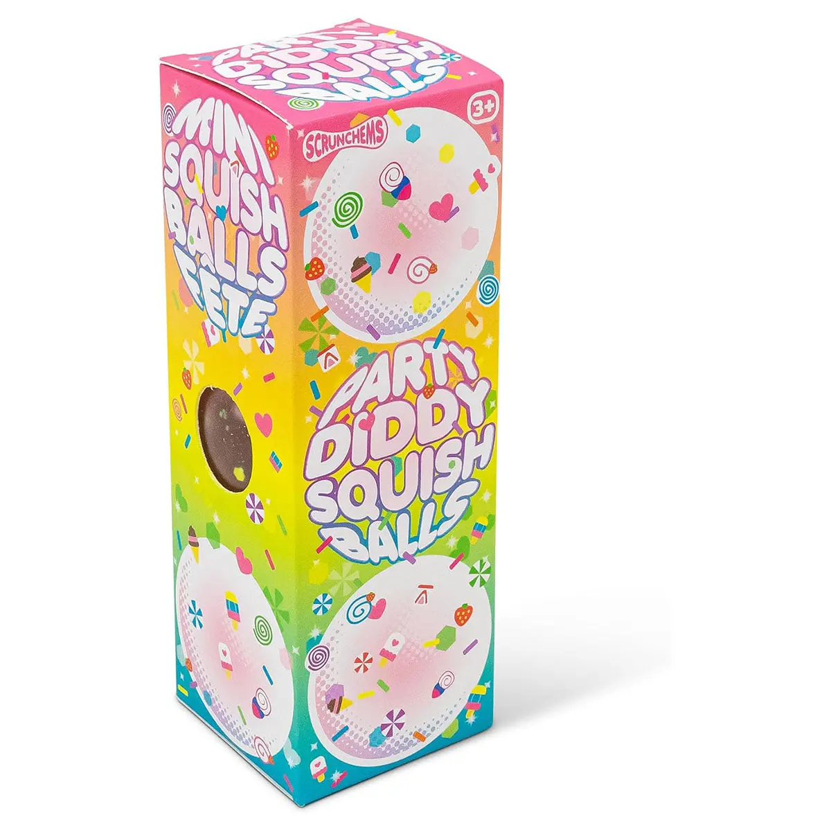 Scrunchems Party Diddy Squish Balls (3 Pack) 1