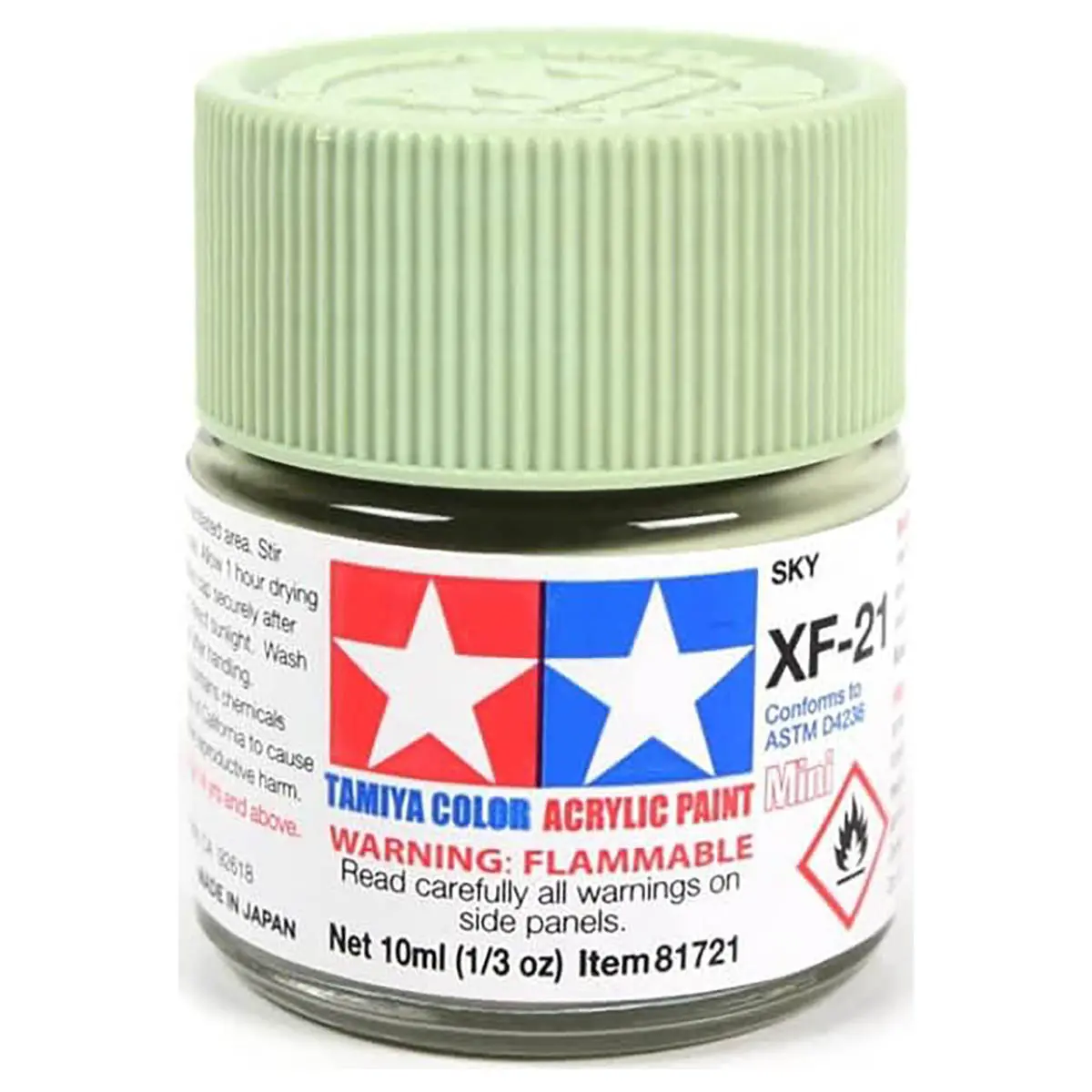 Tamiya Color Acrylic Paint Mini Xf-21 Sky 1