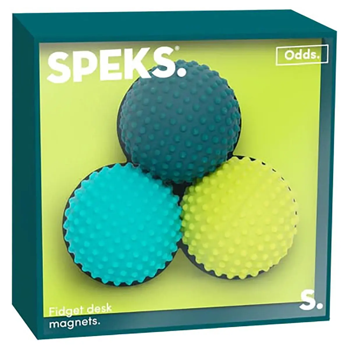 Speks Odds Green Fidget Desk Magnets (3 Pack) 1