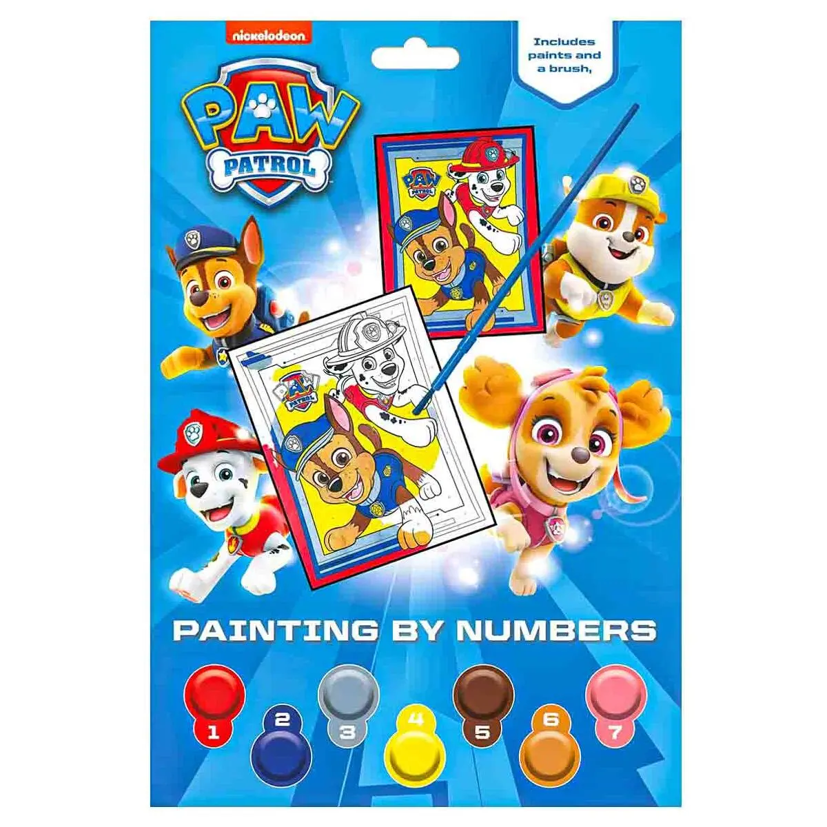 Paw Patrol Painting By Numbers Set 1