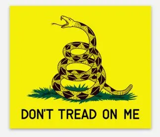 Gadsden Flag Sticker 1