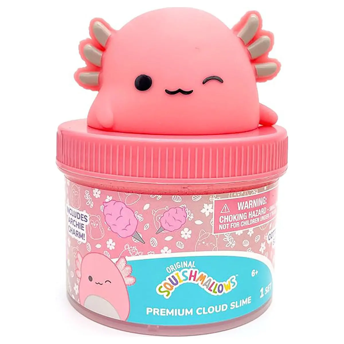 Squishmallows Premium Cloud Slime Archie The Axolotl 1