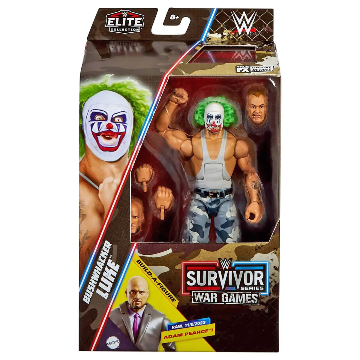 Wwe Elite Survivor Series War Games Bushwhacker Luke 15Cm Figure 1