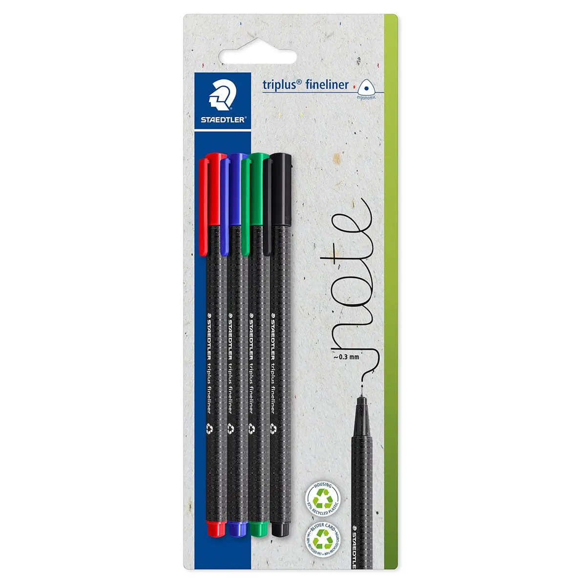 Staedtler Triplus Fineliner Pen (4 Pack) 1