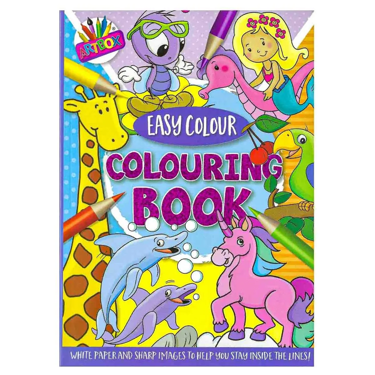 Artbox Easy Colour Colouring Book (Styles Vary) 1