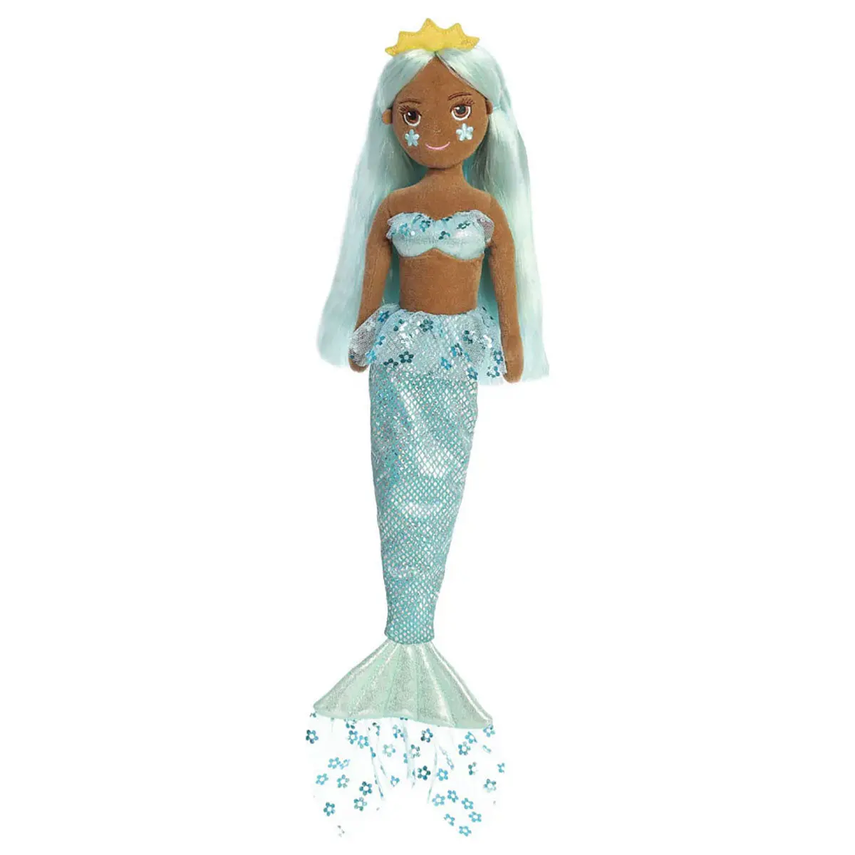 Sea Sparkles Aqua Fleur Mermaid 46Cm Soft Toy 1
