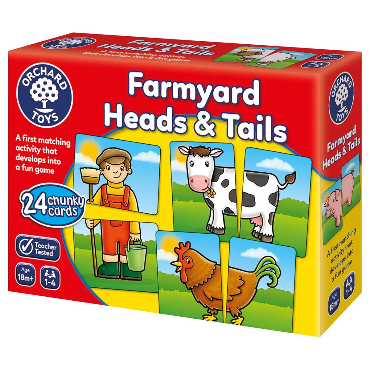 Orchard Toys Farmyard Heads & Tails Game 1