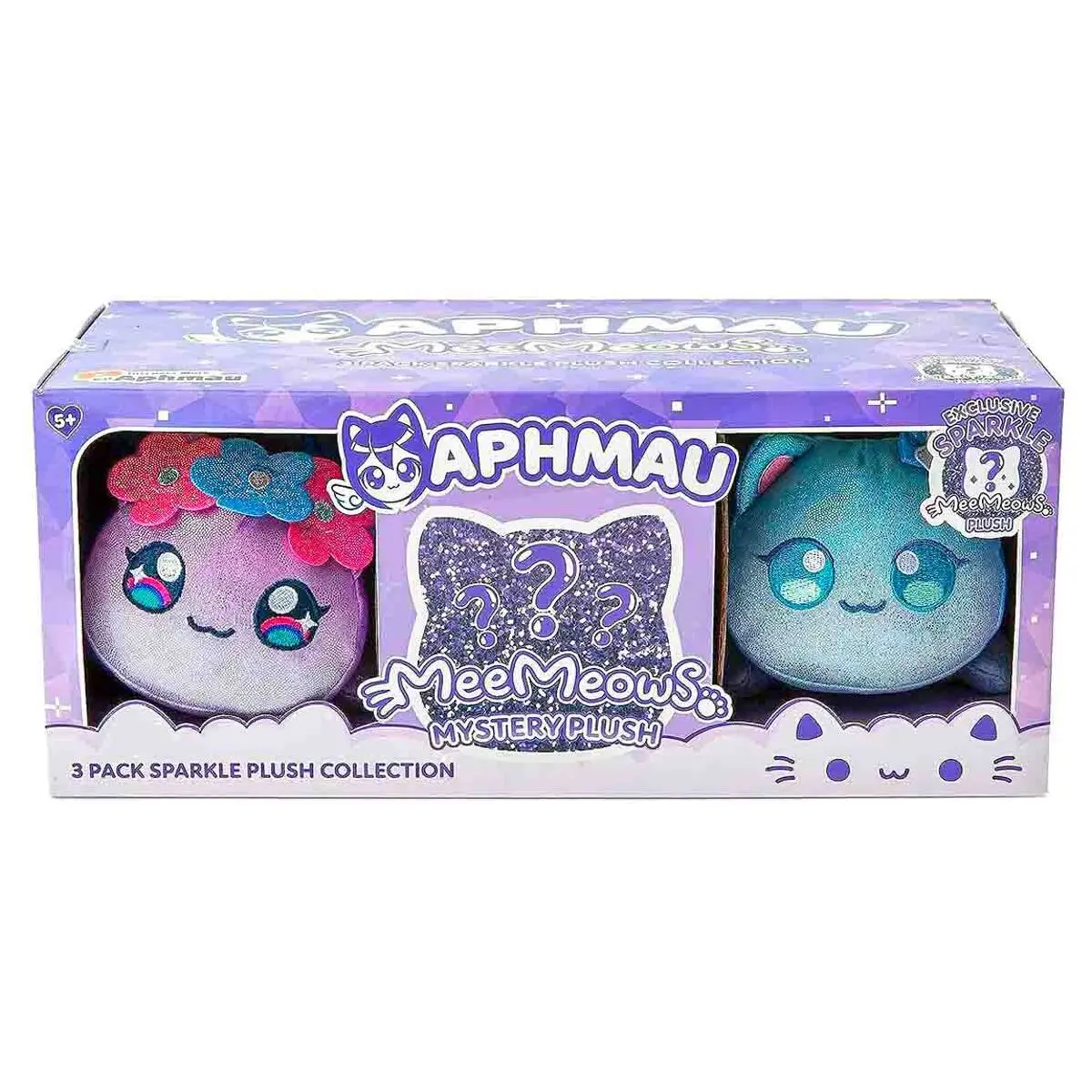 Aphmau Meemeows 3 Pack Sparkle Plush Collection With Mystery Plush 1