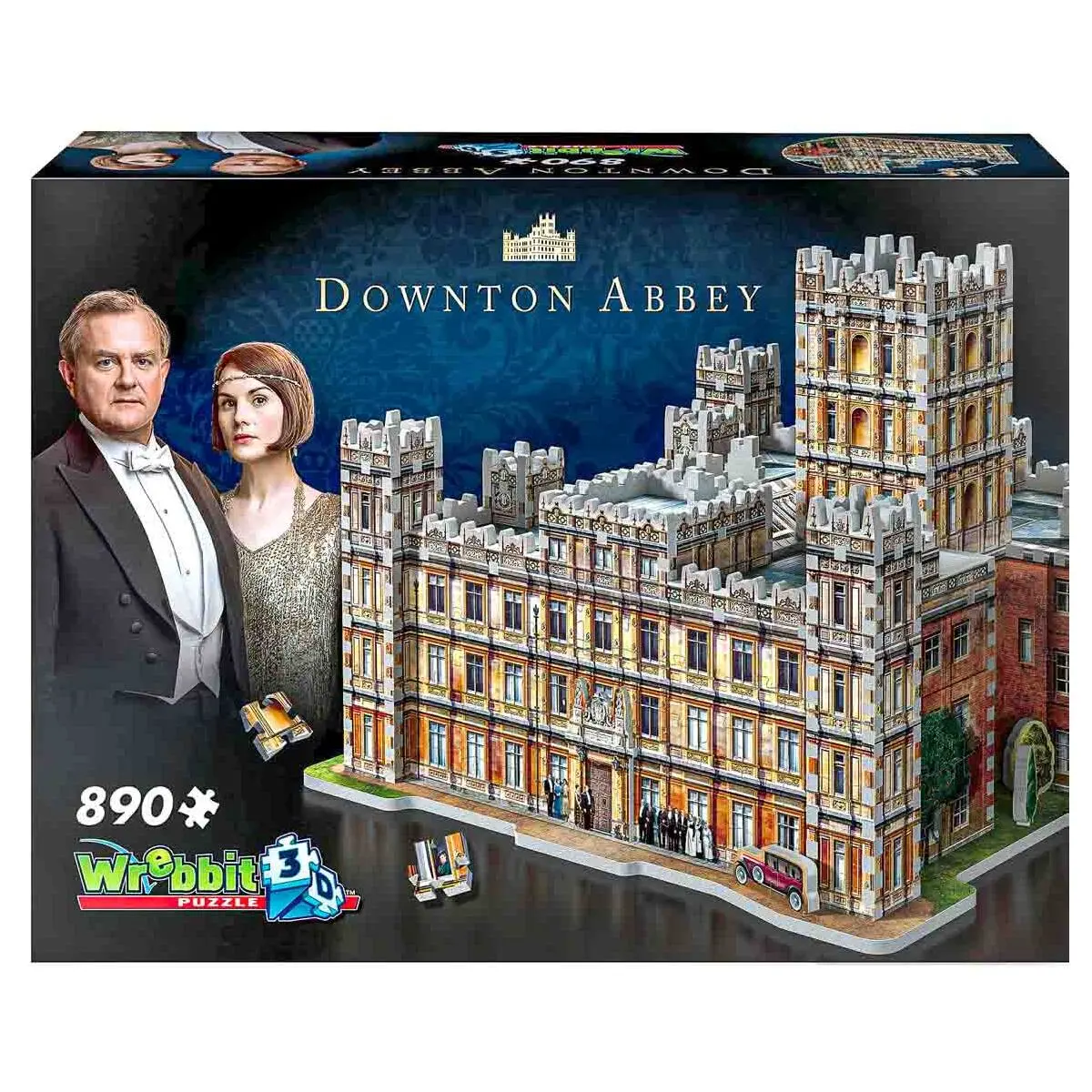 Wrebbit 3D Downton Abbey Highclere Castle 890 Piece Puzzle 1