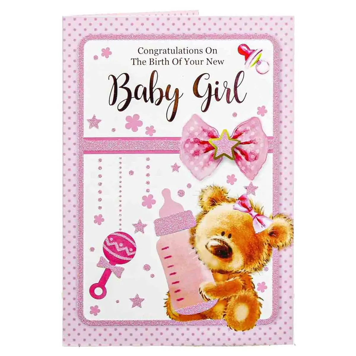 New Baby Girl Card - £2.99 1