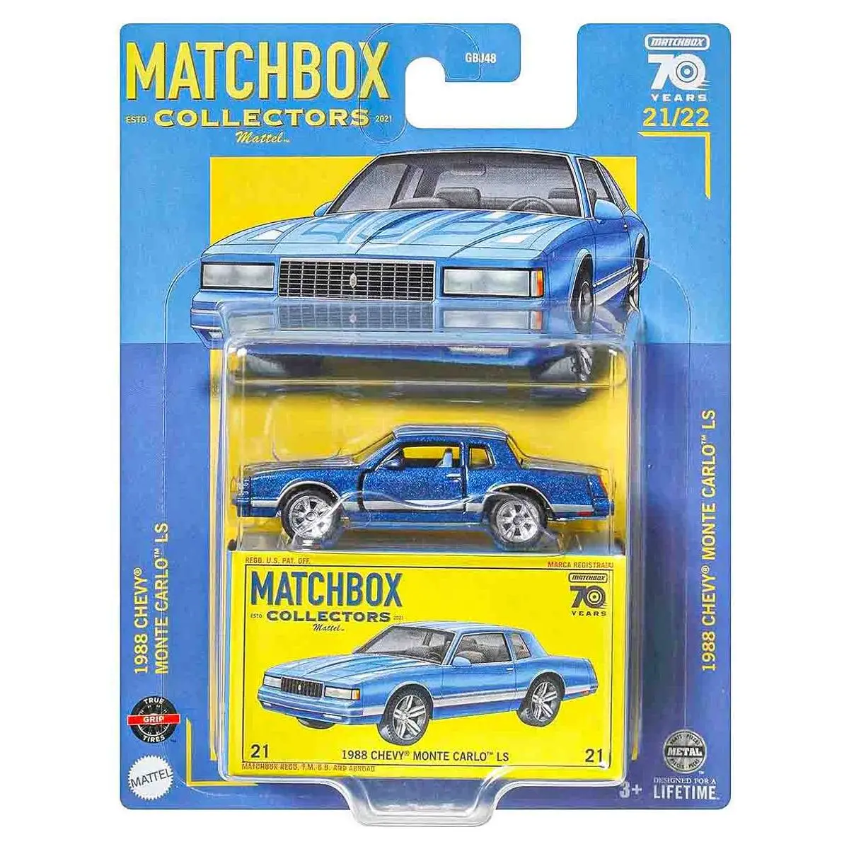 Matchbox Collectors 70 Years: 1988 Chevy Monte Carlo Ls Car (21/22) 1