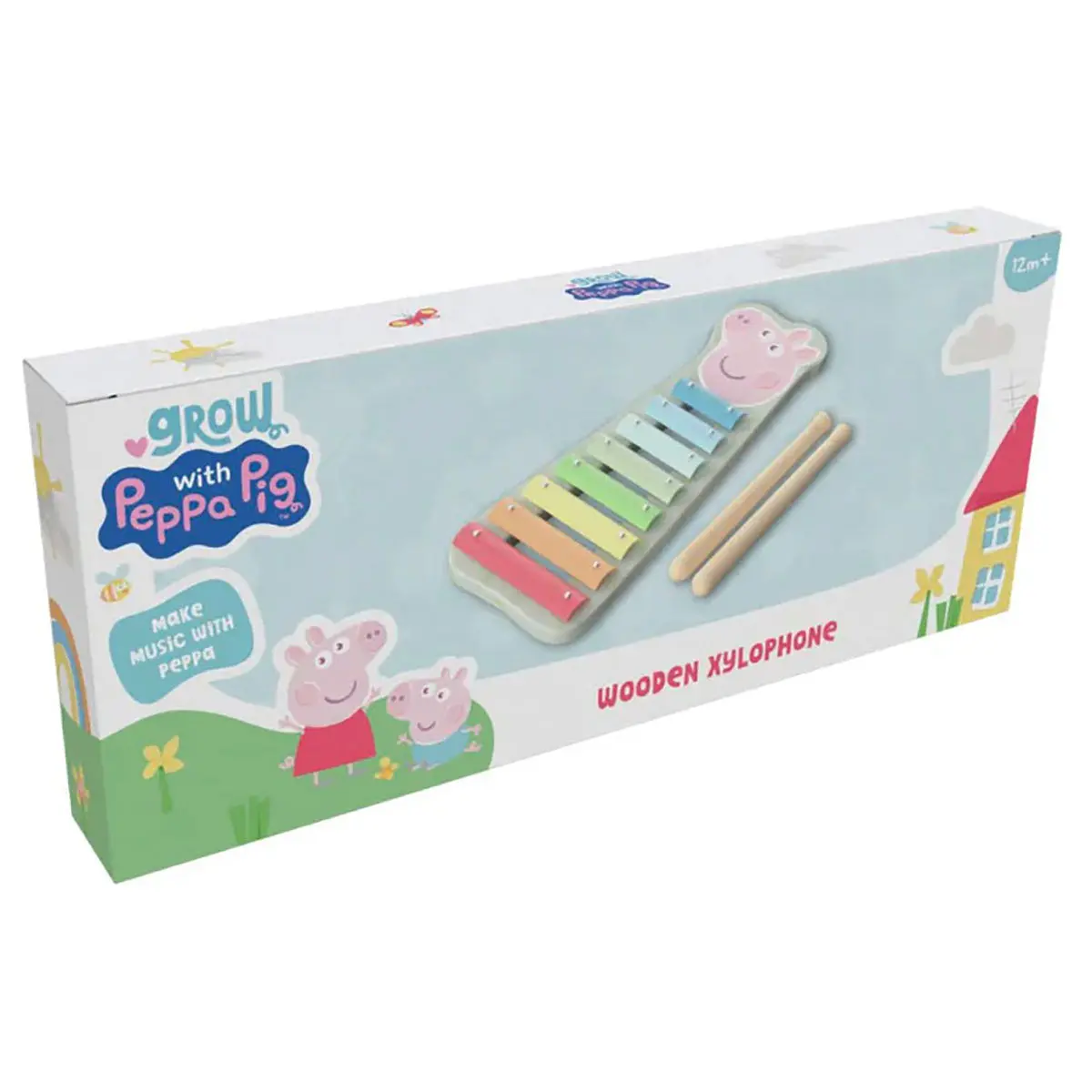 Grow With Peppa Pig Wooden Xylophone 1