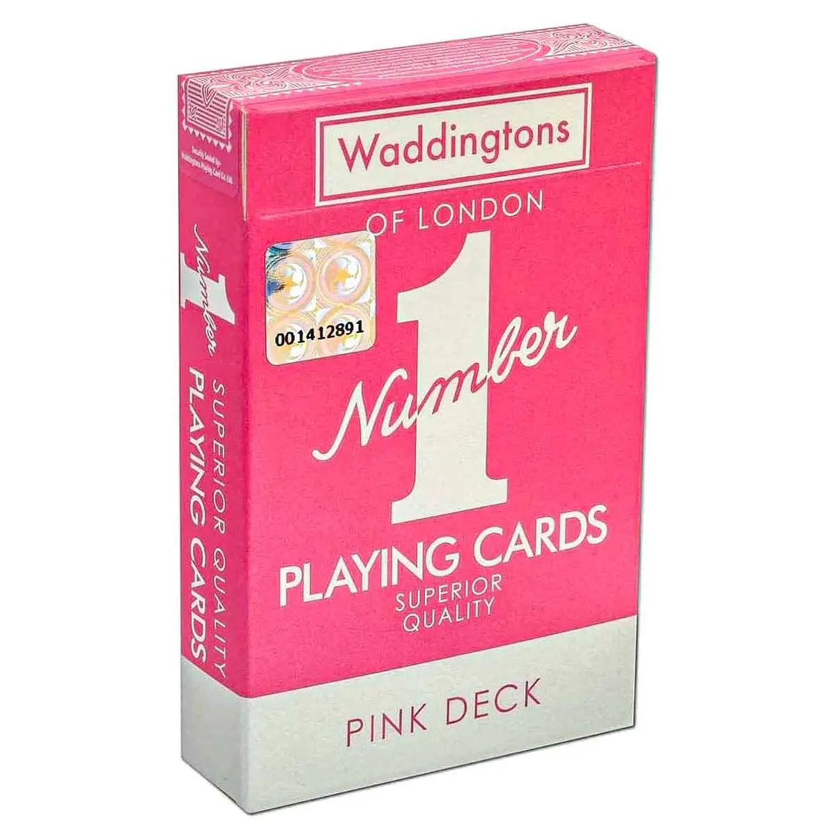 Waddingtons No.1 Playing Cards Pink Deck 1