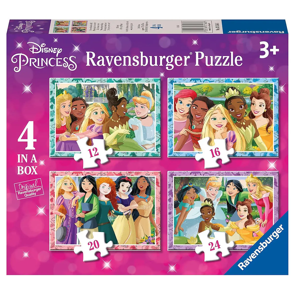Ravensburger Disney Princess 4 In A Box Jigsaw Puzzles 1