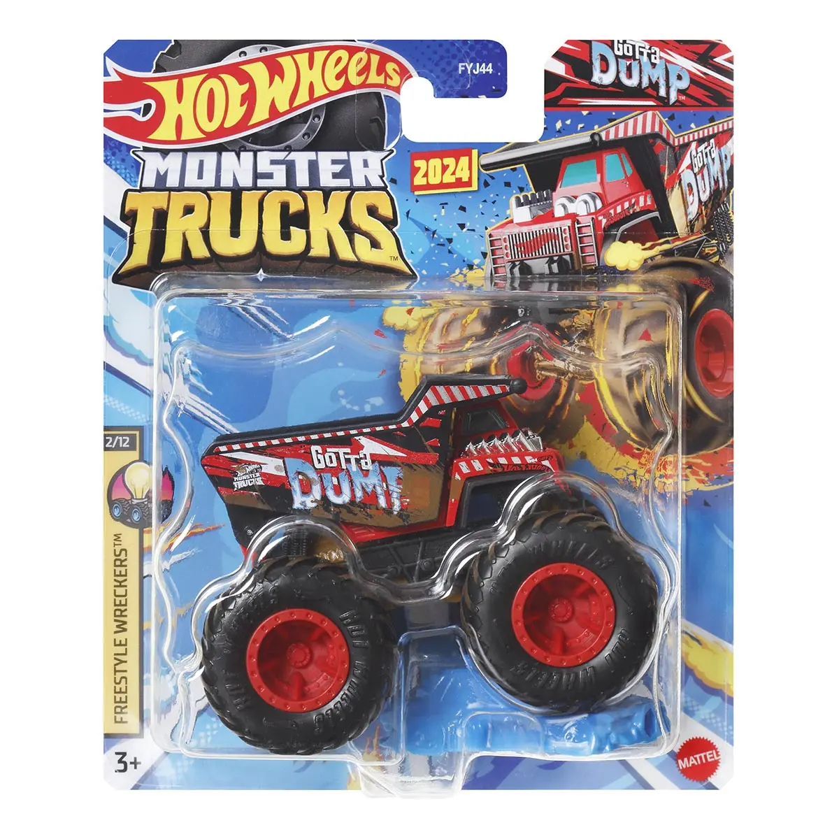Hot Wheels Monster Trucks 2024 - Freestyle Wreckers 2/12 - Gotta Dump Diecast Vehicle 1