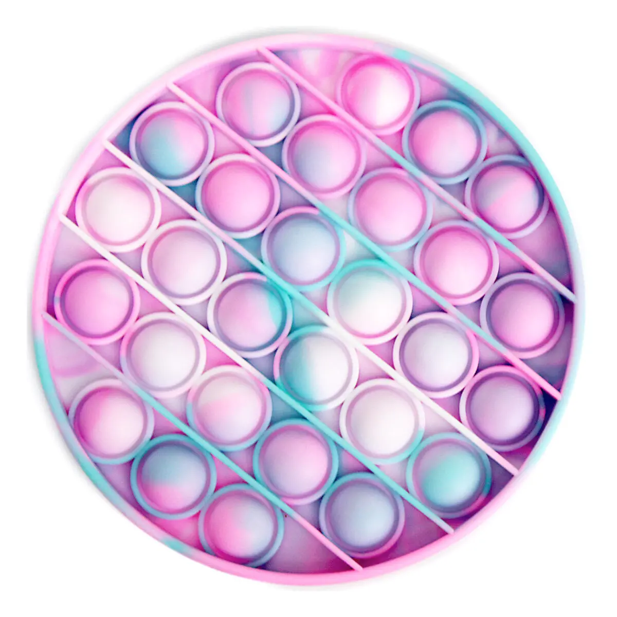 Poppits Pink Tie Dye Circle Fidget Toy 2