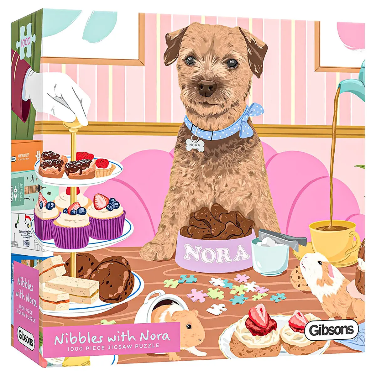 Gibsons Nibbles With Nora 1000 Piece Jigsaw Puzzle 1
