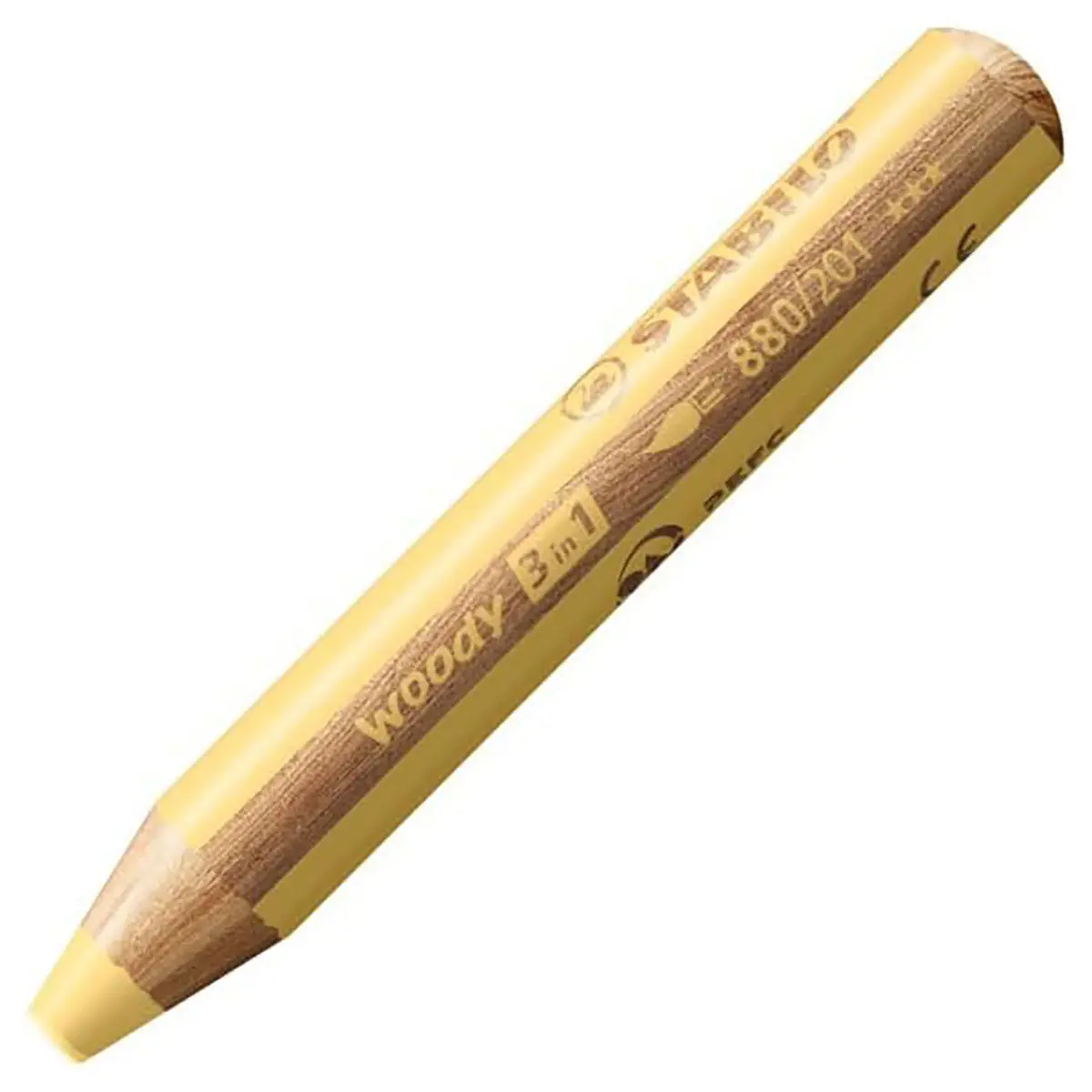 Stabilo Woody 3 In 1 Multi-Talented Pastel Yellow Pencil 1