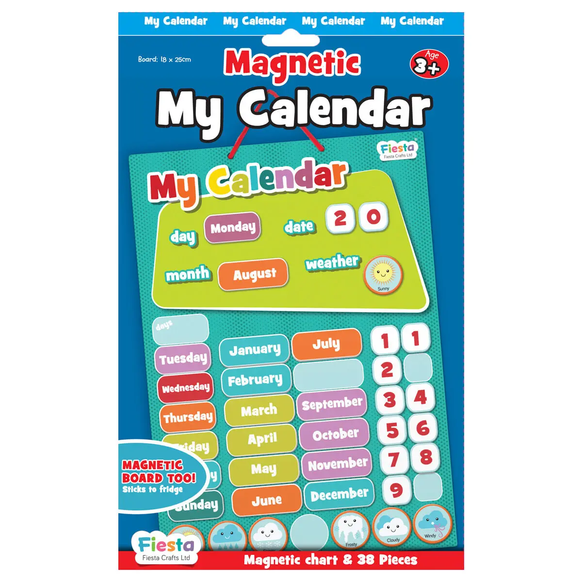 Fiesta Crafts Magnetic My Calendar Set 1