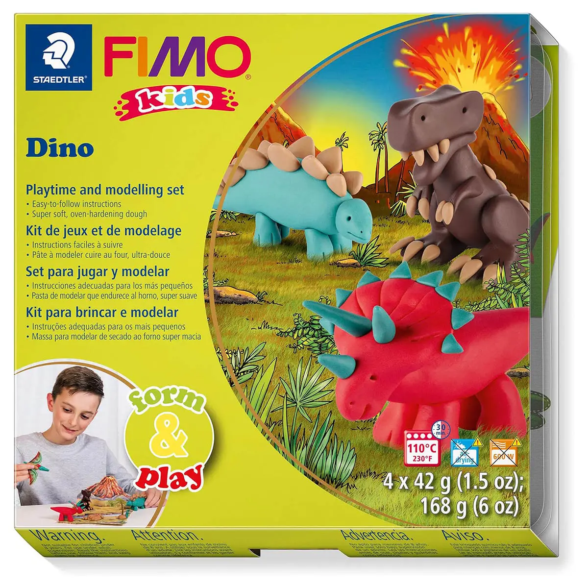 Staedtler Fimo Kids Dino Playtime And Modelling Set 1