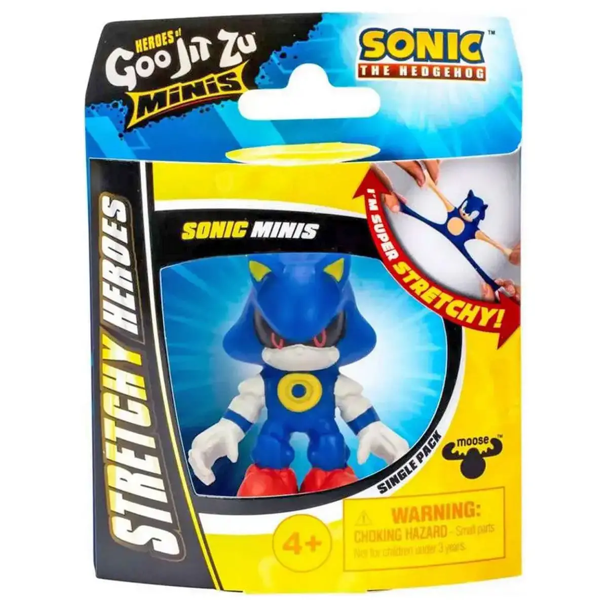 Heroes Of Goo Jit Zu Minis Sonic The Hedgehog Metal Sonic 2.5" Stretch Figure 1