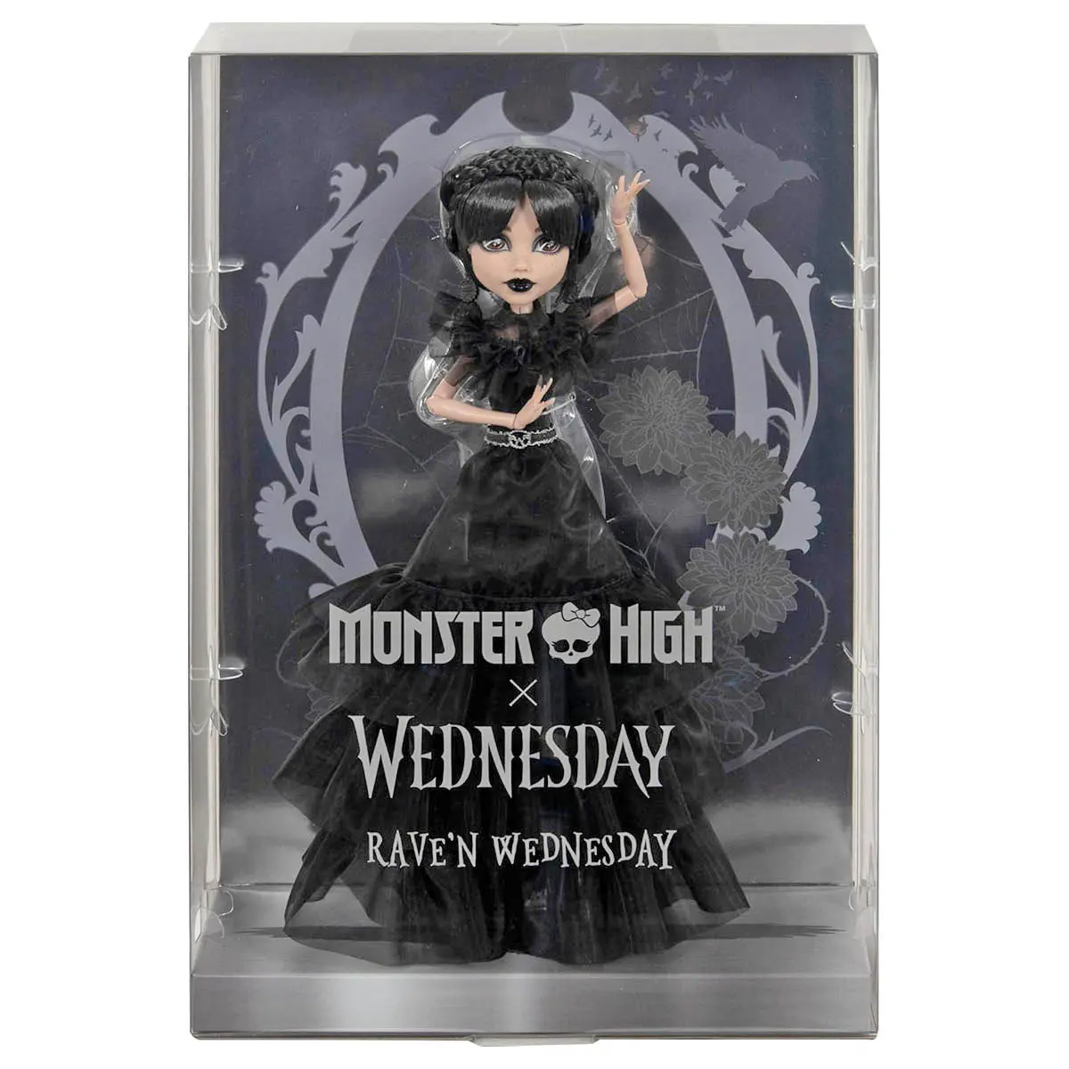Monster High X Wednesday: Rave'n Wednesday Doll 1