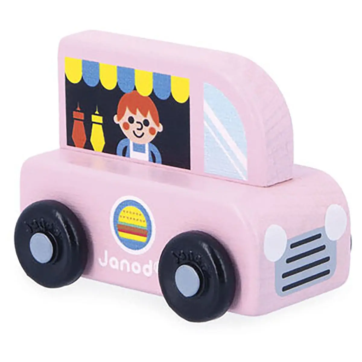 Janod Cross Roads City Wooden Food Truck 1