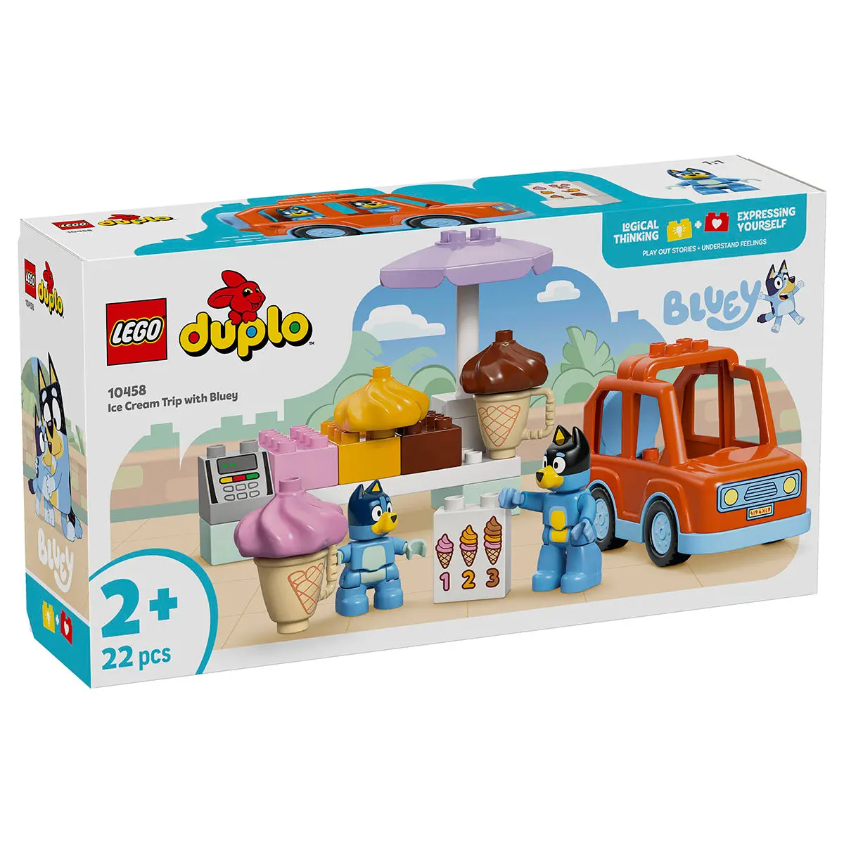 Lego Duplo Ice Cream Trip With Bluey Building Set 1