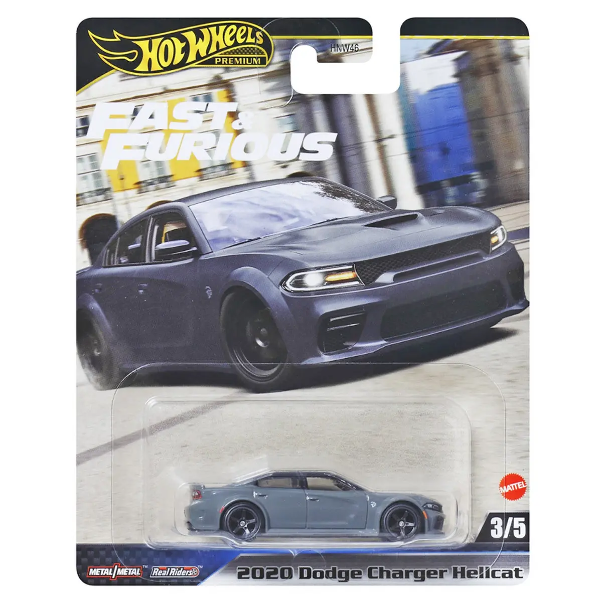 Hot Wheels Premium Fast & Furious: 2020 Dodge Charge Hellcat 1:64 Scale Car (3/5) 1