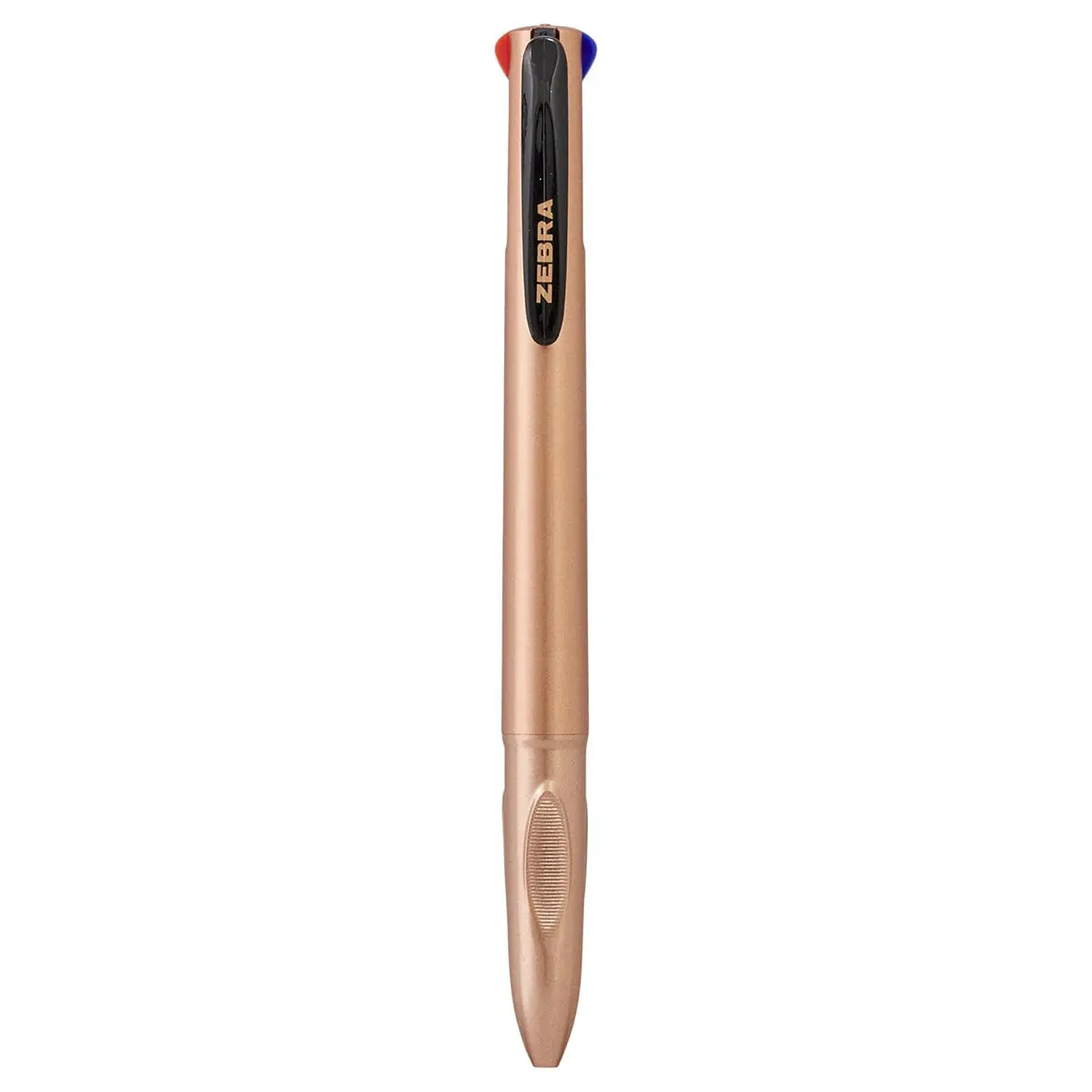 Zebra Z-Grip Rose Gold Barrel (4 Colour Ink) - 2 Pack 2